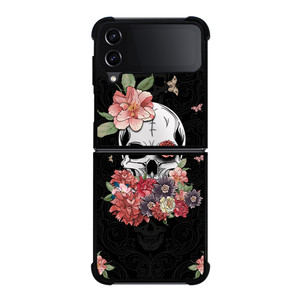FLORAL SKULL Samsung Galaxy Z Flip 4 5G Case Cover