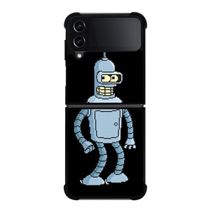 FUTURAMA BENDER 8BIT Samsung Galaxy Z Flip 4 5G Case Cover