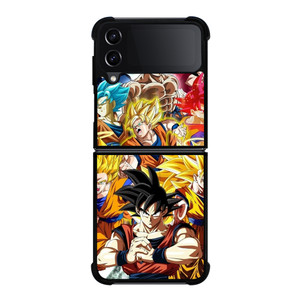 GOKU DRAGON BALL ALL SUPER SAIYAN Samsung Galaxy Z Flip 4 5G Case Cover