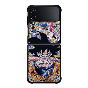 GOKU DRAGON BALL COLLAGE Samsung Galaxy Z Flip 4 5G Case Cover