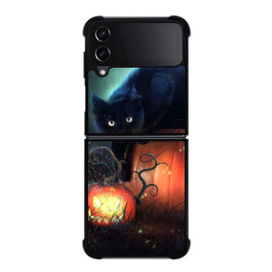 HALLOWEEN CAT 2 Samsung Galaxy Z Flip 4 5G Case Cover