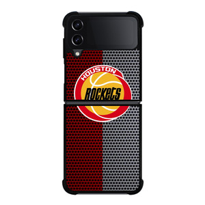 HOUSTON ROCKETS METAL LOGO Samsung Galaxy Z Flip 4 5G Case Cover