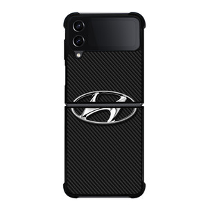 HYUNDAI CARBON LOGO Samsung Galaxy Z Flip 4 5G Case Cover