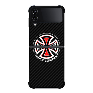INDEPENDENT TRUCK COMPANY LOGO CARBON Samsung Galaxy Z Flip 4 5G Case Cover