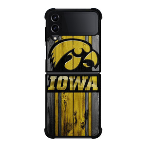 IOWA HAWKEYES WOODEN Samsung Galaxy Z Flip 4 5G Case Cover