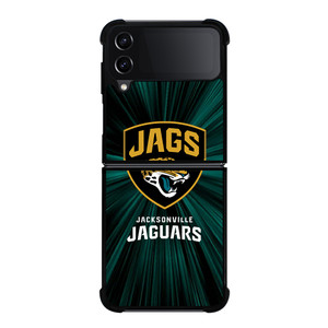 JACKSONVILLE JAGUARS NFL ICON Samsung Galaxy Z Flip 4 5G Case Cover JACKSONVILLE JAGUARS NFL ICON Samsung Galaxy Z Flip 4 5G Case Cover