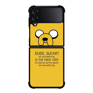 JAKE DOG QUOTE Samsung Galaxy Z Flip 4 5G Case Cover JAKE DOG QUOTE Samsung Galaxy Z Flip 4 5G Case Cover