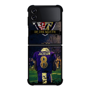 LAMAR JACKSON RAVENS Samsung Galaxy Z Flip 4 5G Case Cover