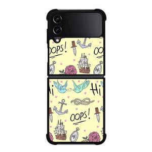 LARRY STYLINSON COMPLIMENTARY PATTERN Samsung Galaxy Z Flip 4 5G Case Cover LARRY STYLINSON COMPLIMENTARY PATTERN Samsung Galaxy Z Flip 4 5G Case Cover