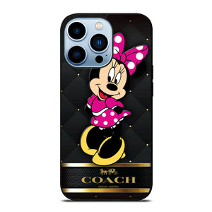 COACH MINNIE GOLD iPhone 13 Pro Max Case Cover
