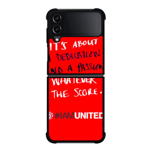 MANCHESTER UNITED I AM UNITED Samsung Galaxy Z Flip 4 5G Case Cover