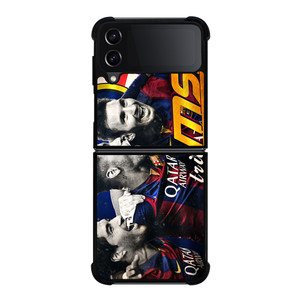 MESSI SUAREZ NEYMAR MSN 1 Samsung Galaxy Z Flip 4 5G Case Cover