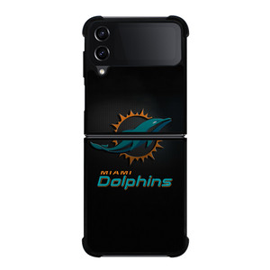MIAMI DOLPHINS NFL ICON 3 Samsung Galaxy Z Flip 4 5G Case Cover