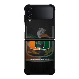 MIAMI HURRICANES UM 1 Samsung Galaxy Z Flip 4 5G Case Cover