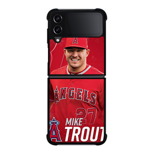 MIKE TROUT 27 LOS ANGELES ANGELS Samsung Galaxy Z Flip 4 5G Case Cover MIKE TROUT 27 LOS ANGELES ANGELS Samsung Galaxy Z Flip 4 5G Case Cover