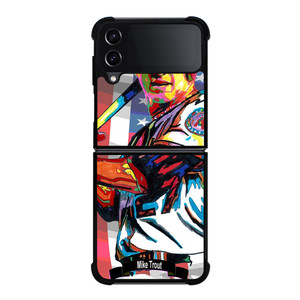 MIKE TROUT LOS ANGELES ANGELS BASEBALL Samsung Galaxy Z Flip 4 5G Case Cover