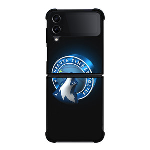 MINNESOTA TIMBERWOLVES 3D LOGO Samsung Galaxy Z Flip 4 5G Case Cover