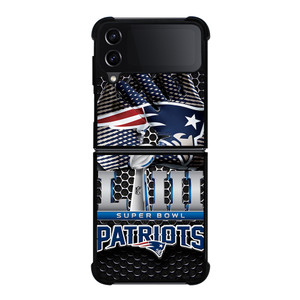 NEW ENGLAND PATRIOTS LIII CHAMP Samsung Galaxy Z Flip 4 5G Case Cover