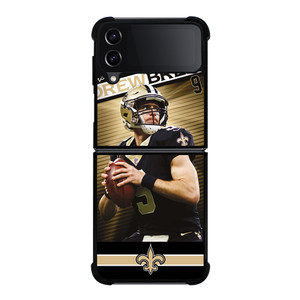NEW ORLEANS SAINTS DREW BREES 9 Samsung Galaxy Z Flip 4 5G Case Cover