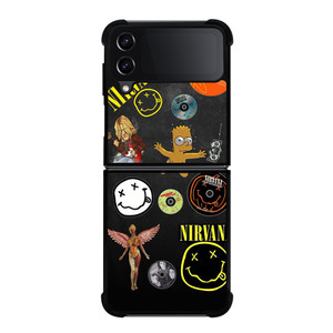 NIRVANA ROCK BAND ART Samsung Galaxy Z Flip 4 5G Case Cover