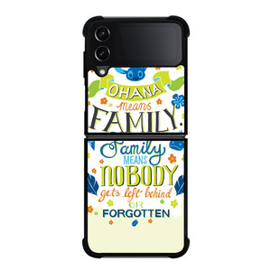 OHANA MEANS FAMILY Samsung Galaxy Z Flip 4 5G Case Cover