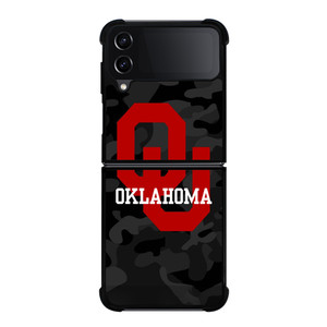 OKLAHOMA SOONERS CAMO Samsung Galaxy Z Flip 4 5G Case Cover
