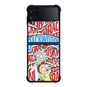ONLY BACKWOODS RICK AND MORTY Samsung Galaxy Z Flip 4 5G Case Cover ONLY BACKWOODS RICK AND MORTY Samsung Galaxy Z Flip 4 5G Case Cover