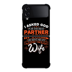 PARTNER IN CRIME WIFE Samsung Galaxy Z Flip 4 5G Case Cover
