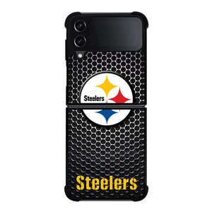 PITTSBURGH STEELERS METAL Samsung Galaxy Z Flip 4 5G Case Cover