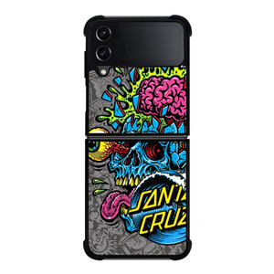 SANTA CRUZ SKATEBOARDS SKULL Samsung Galaxy Z Flip 4 5G Case Cover