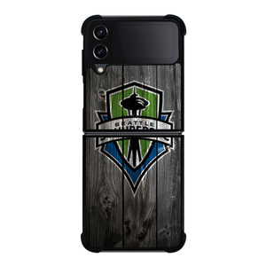SEATTLE SOUNDERS WOODEN Samsung Galaxy Z Flip 4 5G Case Cover