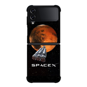 SPACEX LOGO 2 Samsung Galaxy Z Flip 4 5G Case Cover SPACEX LOGO 2 Samsung Galaxy Z Flip 4 5G Case Cover