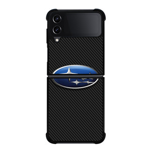 SUBARU LOGO CARBON Samsung Galaxy Z Flip 4 5G Case Cover