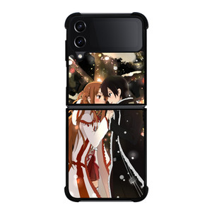 SWORD ART ONLINE KIRITO AND ASUNA Samsung Galaxy Z Flip 4 5G Case Cover