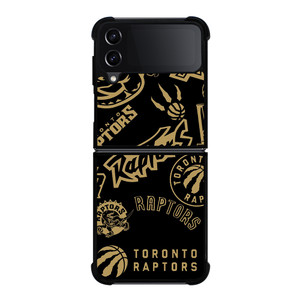 TORONTO RAPTORS LOGO COLLAGE Samsung Galaxy Z Flip 4 5G Case Cover