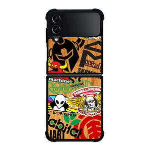 TOY MACHINE STICKER SKATEBOARD Samsung Galaxy Z Flip 4 5G Case Cover