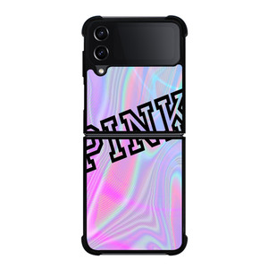 VICTORIA'S SECRET PINK COLORFULL Samsung Galaxy Z Flip 4 5G Case Cover
