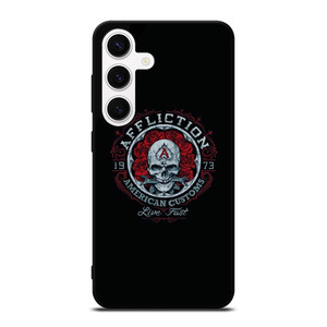 AFFLICTION SKULL ROSE Samsung Galaxy S24 Case Cover AFFLICTION SKULL ROSE Samsung Galaxy S24 Case Cover