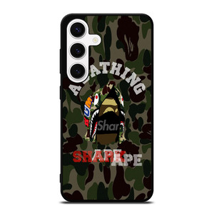BAPE SHARK CAMO Samsung Galaxy S24 Case Cover