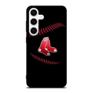 BOSTON RED SOX BLACK LOGO Samsung Galaxy S24 Case Cover
