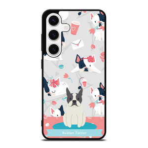 BOSTON TERRIER DOG 1 Samsung Galaxy S24 Case Cover