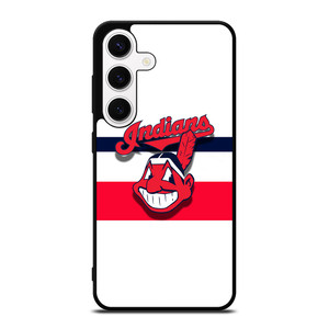 CLEVELAND INDIANS STRIPE LOGO Samsung Galaxy S24 Case Cover CLEVELAND INDIANS STRIPE LOGO Samsung Galaxy S24 Case Cover