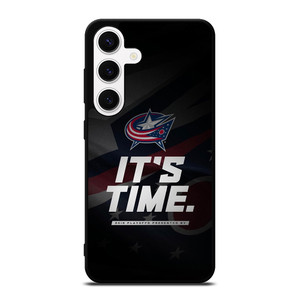 COLUMBUS BLUE JACKETS ITS TIME Samsung Galaxy S24 Case Cover COLUMBUS BLUE JACKETS ITS TIME Samsung Galaxy S24 Case Cover
