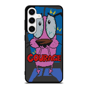 COURAGE THE COWARDLY DOG SCARED Samsung Galaxy S24 Case Cover