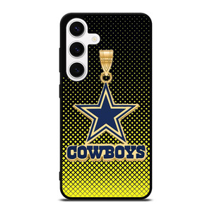 DALLAS COWBOYS LOGO GOLD Samsung Galaxy S24 Case Cover DALLAS COWBOYS LOGO GOLD Samsung Galaxy S24 Case Cover