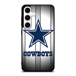 DALLAS COWBOYS SILVER METAL Samsung Galaxy S24 Case Cover