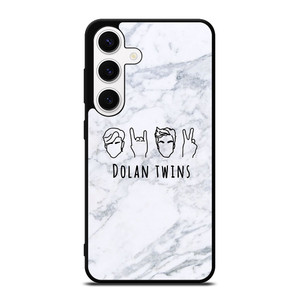 DOLAN TWINS MARBLE LOGO Samsung Galaxy S24 Case Cover