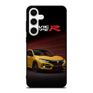 HONDA CIVIC YELLOW CAR Samsung Galaxy S24 Case Cover