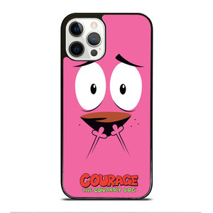 COURAGE THE COWARDLY DOG FACE iPhone 12 Pro Case Cover