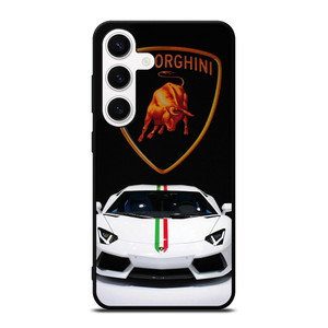 LAMBORGHINI WHITE CAR Samsung Galaxy S24 Case Cover